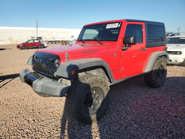 1C4AJWAG2FL682550 - 2015 JEEP WRANGLER SPORT RED photo 1