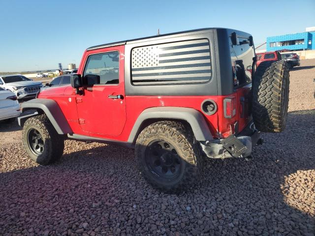 1C4AJWAG2FL682550 - 2015 JEEP WRANGLER SPORT RED photo 2