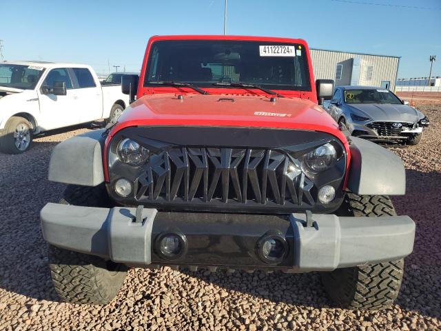 1C4AJWAG2FL682550 - 2015 JEEP WRANGLER SPORT RED photo 5