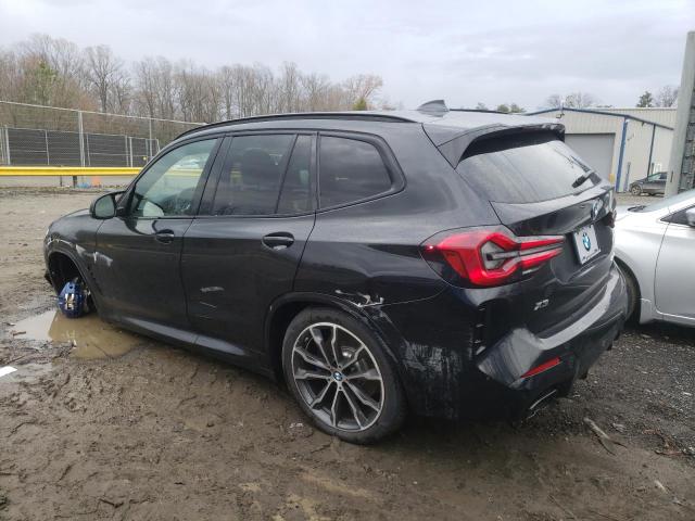 5UX83DP08P9P92927 - 2023 BMW X3 XDRIVEM40I შავი ფოტო 2