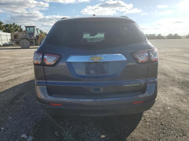 1GNKRGKD4EJ113059 - 2014 CHEVROLET TRAVERSE LT BLUE photo 6