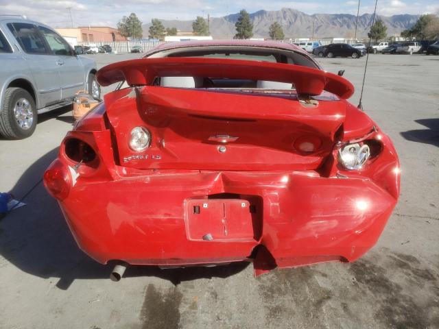 1G1AK15F567755039 - 2006 CHEVROLET COBALT LS RED photo 6