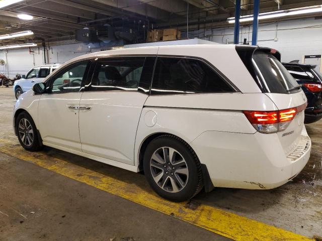 5FNRL5H90EB078852 - 2014 HONDA ODYSSEY TOURING WHITE photo 2