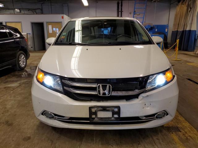 5FNRL5H90EB078852 - 2014 HONDA ODYSSEY TOURING WHITE photo 5