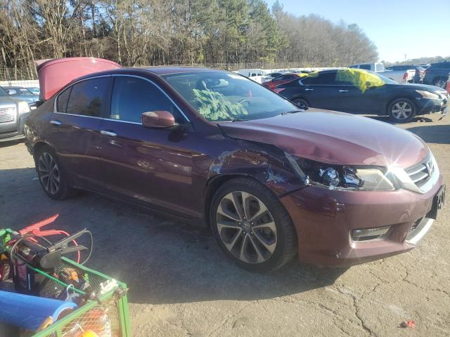 1HGCR2F53FA256087 - 2015 HONDA ACCORD SPORT BURGUNDY photo 4