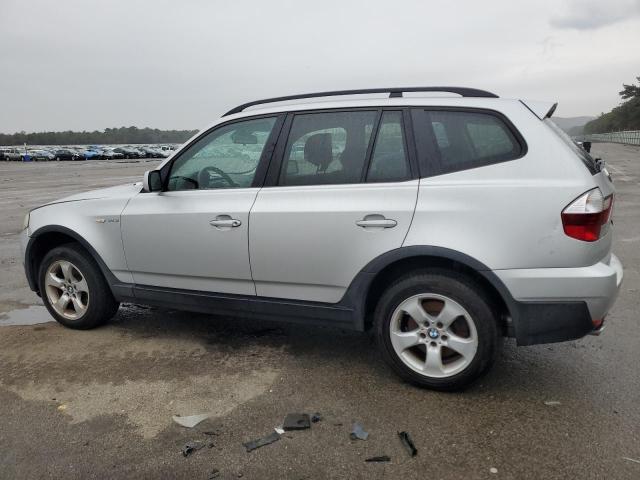 WBXPC93487WF14362 - 2007 BMW X3 3.0SI SILVER photo 2