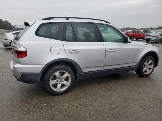 WBXPC93487WF14362 - 2007 BMW X3 3.0SI SILVER photo 3