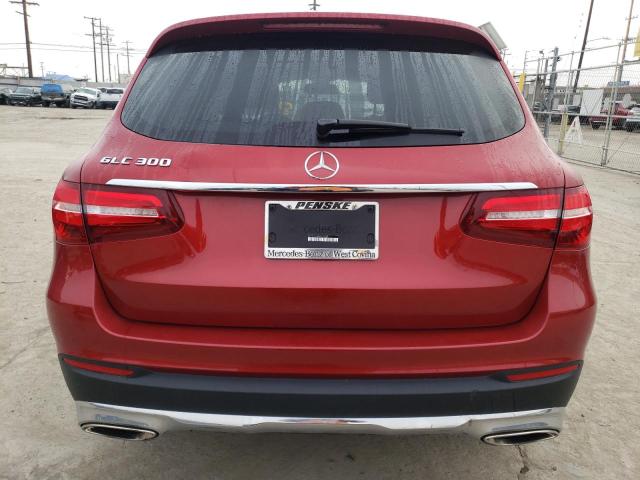 WDC0G4JB6KV128035 - 2019 MERCEDES-BENZ GLC 300 RED photo 6