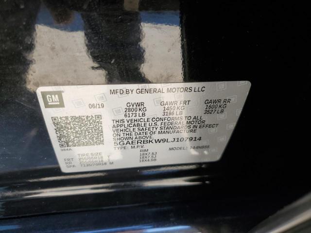 5GAERBKW9LJ107914 - 2020 BUICK ENCLAVE ESSENCE 黑色 照片 13