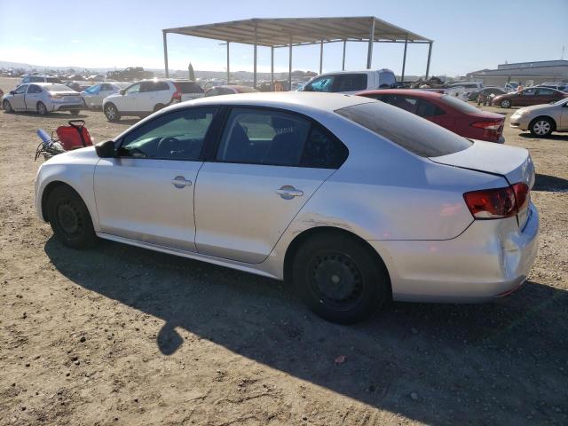 3VW2K7AJ3EM313483 - 2014 VOLKSWAGEN JETTA BASE SILVER photo 2