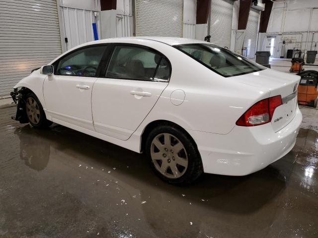 2HGFA1F58BH527106 - 2011 HONDA CIVIC LX WHITE photo 2