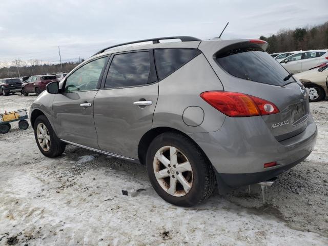 JN8AZ18U59W018452 - 2009 NISSAN MURANO S SILVER photo 2