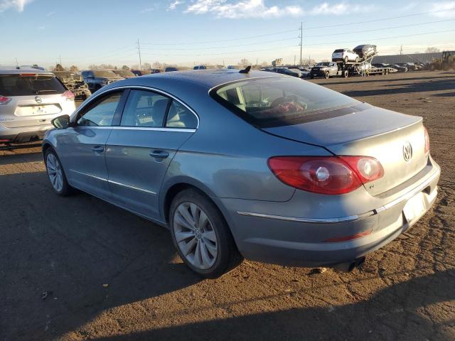 WVWMP7AN7AE553605 - 2010 VOLKSWAGEN CC SPORT BLUE photo 2