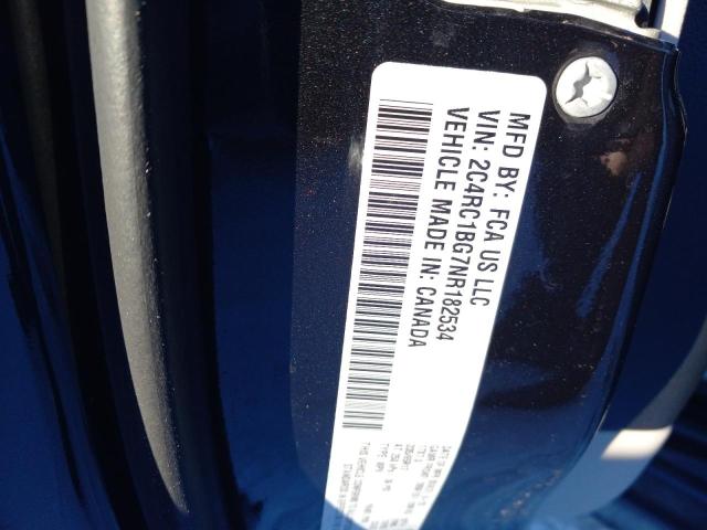 2C4RC1BG7NR182534 - 2022 CHRYSLER PACIFICA TOURING L BLACK photo 13