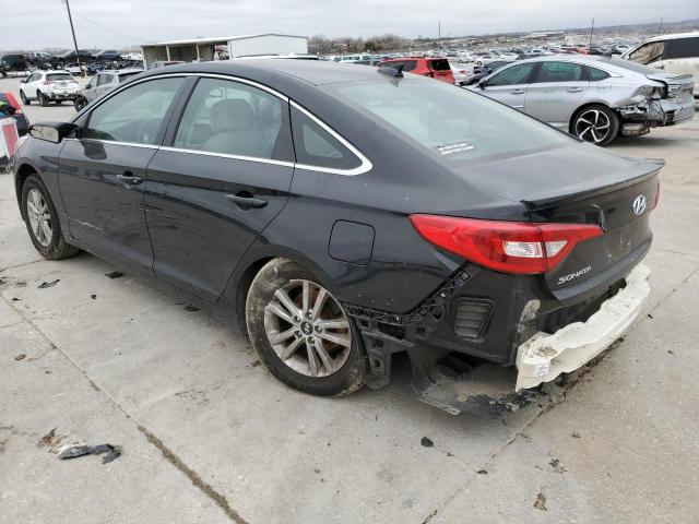 5NPE24AF5HH539075 - 2017 HYUNDAI SONATA SE BLACK photo 2