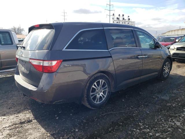 5FNRL5H67DB031032 - 2013 HONDA ODYSSEY EXL GRAY photo 3