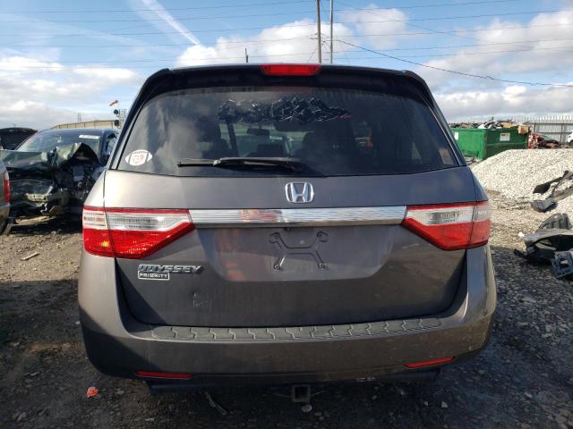 5FNRL5H67DB031032 - 2013 HONDA ODYSSEY EXL GRAY photo 6