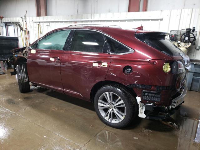 2T2BK1BAXFC306552 - 2015 LEXUS RX 350 BASE RED photo 2