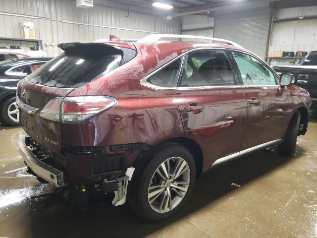 2T2BK1BAXFC306552 - 2015 LEXUS RX 350 BASE RED photo 3