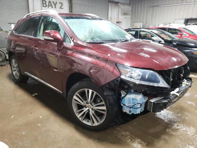 2T2BK1BAXFC306552 - 2015 LEXUS RX 350 BASE RED photo 4