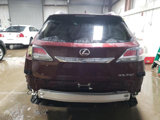 2T2BK1BAXFC306552 - 2015 LEXUS RX 350 BASE RED photo 6