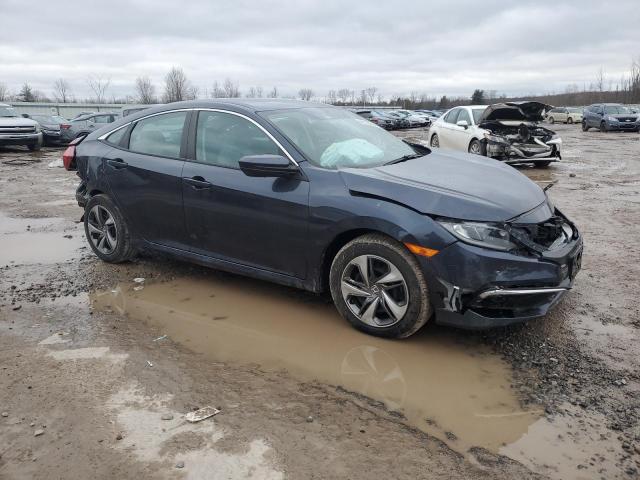 2HGFC2F67KH551177 - 2019 HONDA CIVIC LX GRAY photo 4