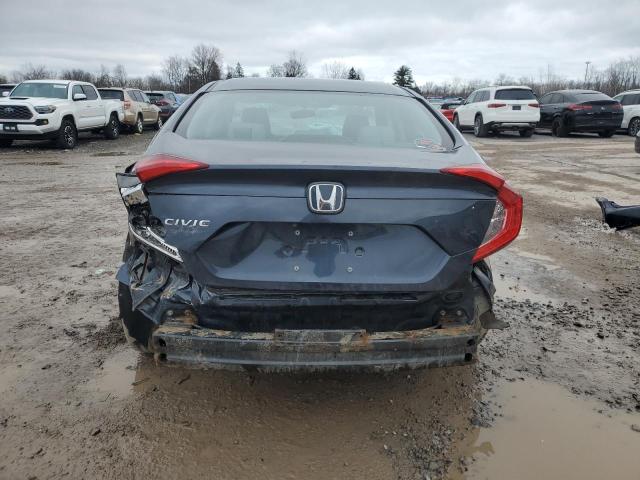 2HGFC2F67KH551177 - 2019 HONDA CIVIC LX GRAY photo 6