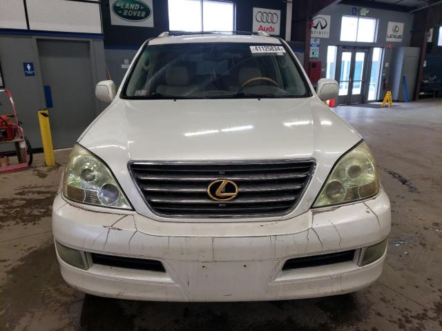 JTJBT20X650068932 - 2005 LEXUS GX 470 WHITE photo 5