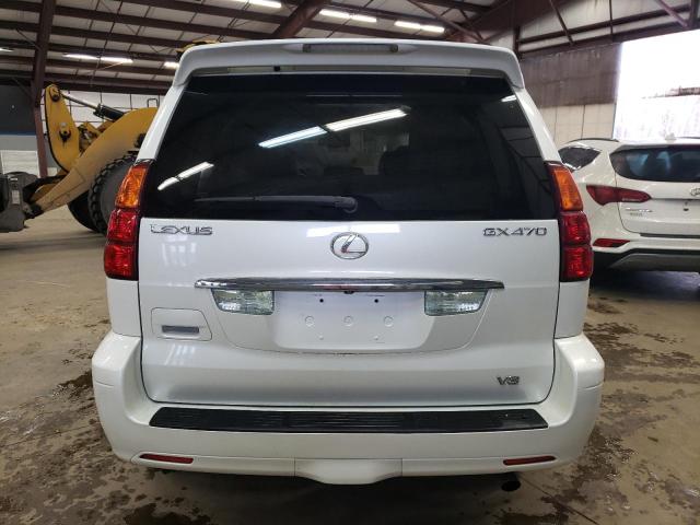 JTJBT20X650068932 - 2005 LEXUS GX 470 WHITE photo 6