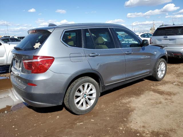 5UXWX5C5XBL708105 - 2011 BMW X3 XDRIVE28I SILVER photo 3