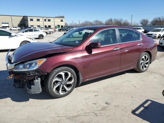 1HGCR2F0XGA127723 - 2016 HONDA ACCORD EX BURGUNDY photo 1