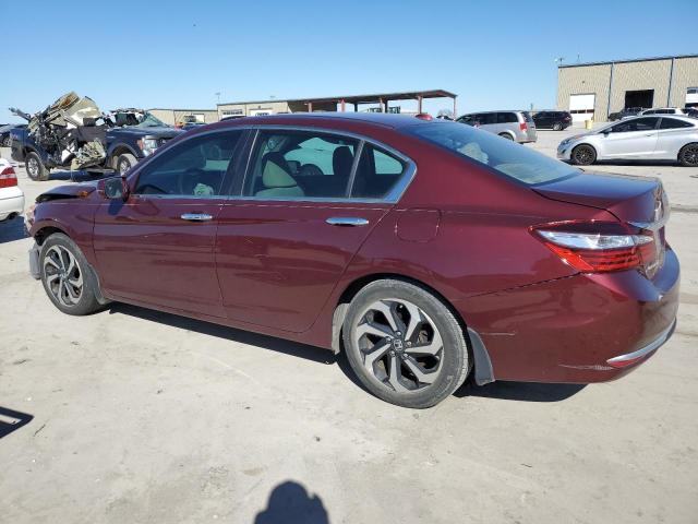 1HGCR2F0XGA127723 - 2016 HONDA ACCORD EX BURGUNDY photo 2