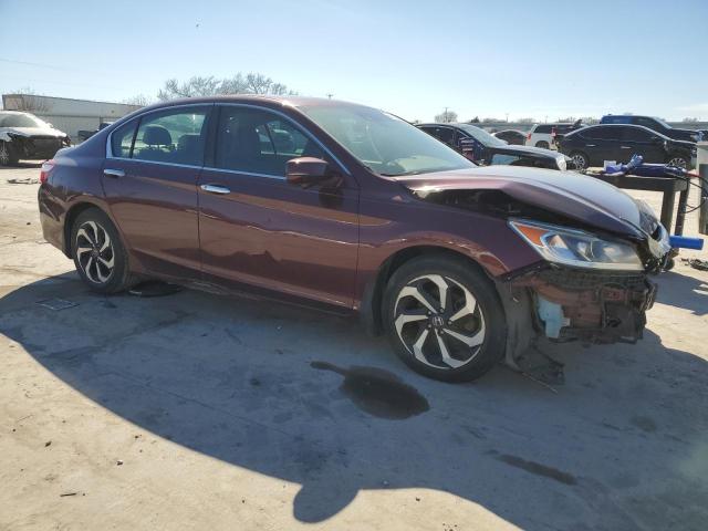 1HGCR2F0XGA127723 - 2016 HONDA ACCORD EX BURGUNDY photo 4