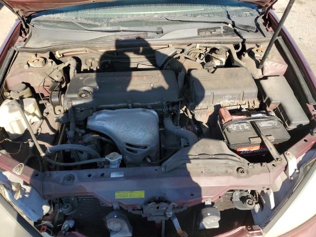 4T1BE32K04U302831 - 2004 TOYOTA CAMRY LE RED photo 11