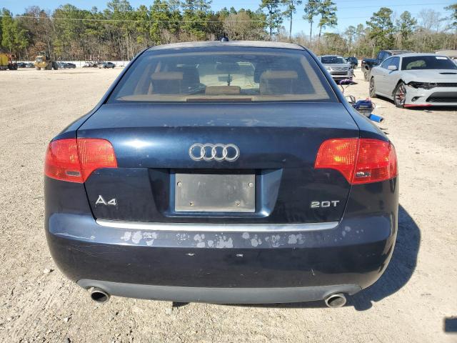 WAUAF78E37A043518 - 2007 AUDI A4 2 BLACK photo 6