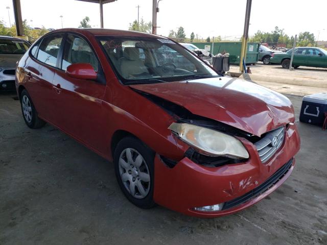 KMHDU46D59U641458 - 2009 HYUNDAI ELANTRA GLS RED photo 1