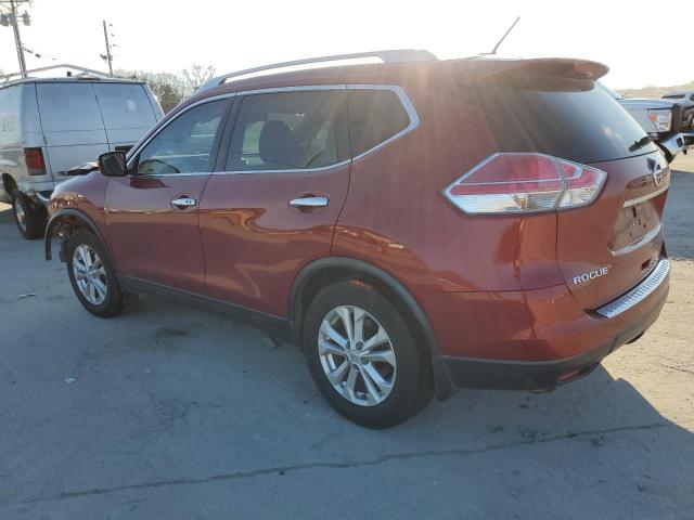 KNMAT2MT8GP608636 - 2016 NISSAN ROGUE S MAROON photo 2