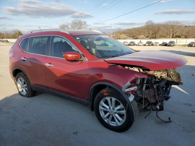 KNMAT2MT8GP608636 - 2016 NISSAN ROGUE S MAROON photo 4