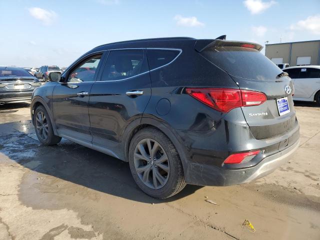 5XYZW4LA3JG516365 - 2018 HYUNDAI SANTA FE S BLACK photo 2