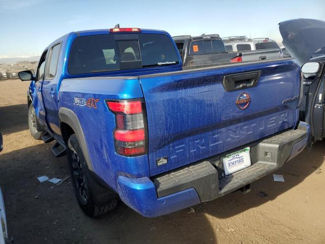 1N6ED1EKXRN620104 - 2024 NISSAN FRONTIER S BLUE photo 2