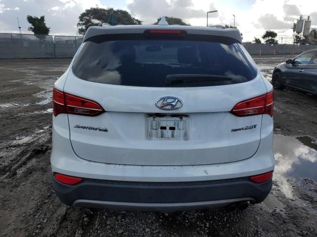 5XYZU3LAXDG120891 - 2013 HYUNDAI SANTA FE S WHITE photo 6