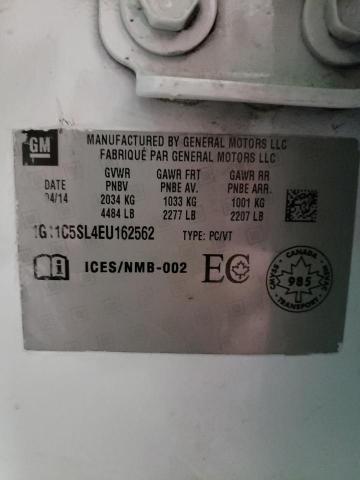 1G11C5SL4EU162562 - 2014 CHEVROLET MALIBU 1LT 白色 照片 12