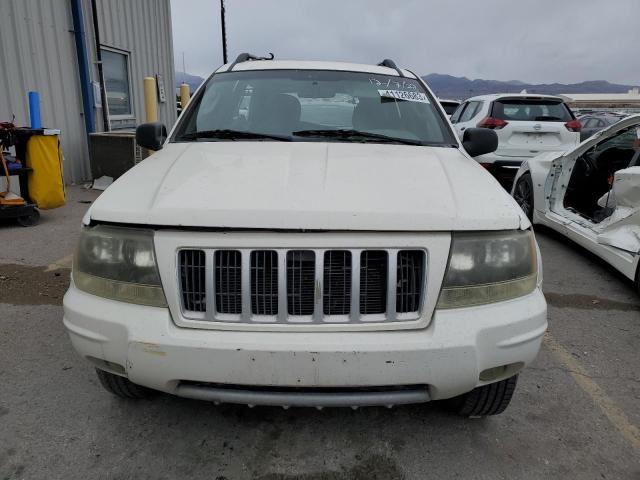 1J4GX48S64C166190 - 2004 JEEP GRAND CHER LAREDO WHITE photo 5