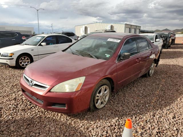 1HGCM56876A083426 - 2006 HONDA ACCORD EX BURGUNDY photo 1