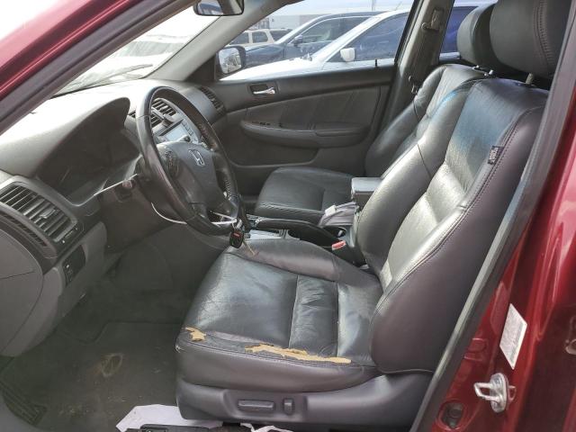 1HGCM56876A083426 - 2006 HONDA ACCORD EX BURGUNDY photo 7