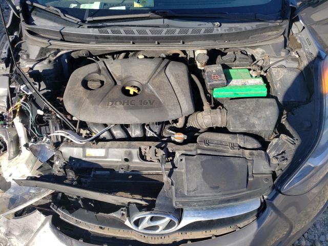 5NPDH4AE7CH146513 - 2012 HYUNDAI ELANTRA GLS GRAY photo 11