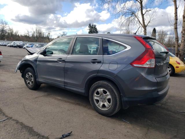 2HKRM4H31DH692067 - 2013 HONDA CR-V LX GRAY photo 3