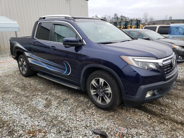 5FPYK2F67KB007236 - 2019 HONDA RIDGELINE RTL BLUE photo 4