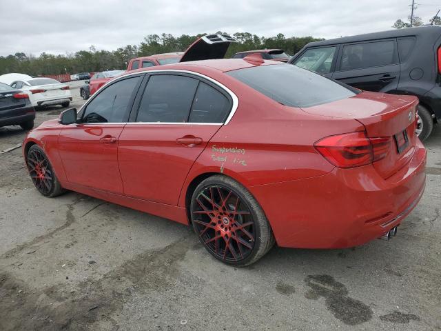 WBA8B9G35HNU55519 - 2017 BMW 330 I RED photo 2