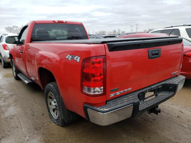 1GTN2TE09BZ390119 - 2011 GMC SIERRA K1500 RED photo 2